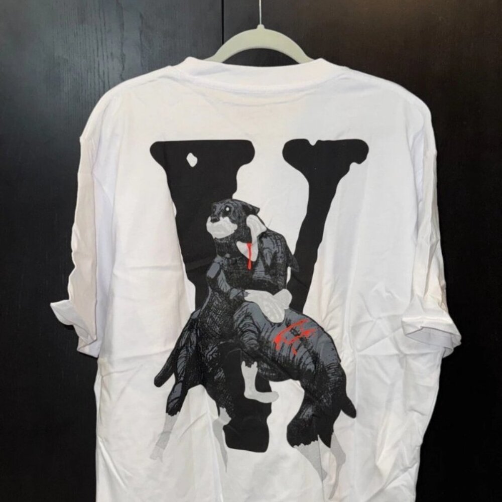 Citymorgue x Vlone shirt (2019) White w/ Dogs - Picture 3 of 4